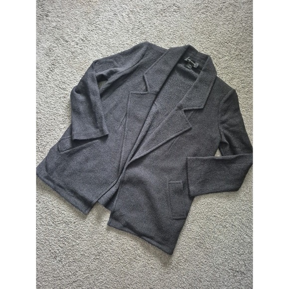 St. John By Marie Gray - Women's Open Cardigan Wool Blazer - Size: 2 - Black - Picture 4 of 7